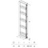 Cargo MAXI "15" INFINITY LINE 258i, Výška 1880-2180 mm, chróm / SIGE