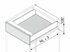Legrabox, bočnice 770M4502S biele, 450 mm /Blum