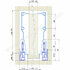 EVObox Evolution 86 set A03(2 Okrúhle relingy), biely