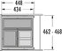 Odpadkový kôš-Cargo 500 17+13+13D /HAILO