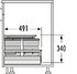 Odpadkový separátor K 450 18+8+8D /HAILO