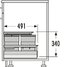 Odpadkový separátor K 500 18+8+8D /HAILO