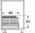 Odpadkový separátor K 600 20+20 /HAILO