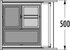 Odpadkový kôš-Triple XL 500 18+13+13D /HAILO