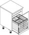 Odpadkový kôš-Triple XL 500 18+13+13D /HAILO
