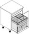 Odpadkový kôš-Triple XL 600 28+13+13D /HAILO
