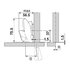 Záves na tenké dvierka (8-14 mm) 70T453T.TL EXPANDO Clip top bez pera / Blum 