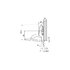 Záves Clip Top Blumotion CRISTALLO 71B4500C ONYX pre skl. dvierka /Blum