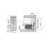 Legrabox, uchytenie čela expando ZF7N70E2  /Blum