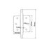 Záves G-342-G3-P pravá str. zlato / Nomet