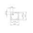 Drez STARBIGHT 45 E-XN 1BX  465X440 (vanička 370 x 340) /Teka 