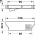 Vodič, pre vnútorné zásuvky/vnútorné nádstavce, Tmavošedý /Hafele 559.91.993