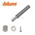 TIP-ON - tlmič s magnet a samol.platničkou,krátky typ,956.1004 sivý /Blum