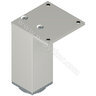 Nábytk.noha N 45X45 B 120mm, hliník s reguláciou /Zobal