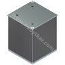 Nábytk.noha 080x080 h- 100mm, inox