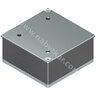 Nábytk.noha 080x080 h- 040mm, inox
