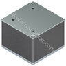 Nábytk.noha 080x080 h- 060mm, inox