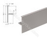 Lišta 40 mm na zafréz. 3,5m INOX