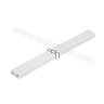 Priečny hranatý reling na skrátenie 1046 mm ANTARO/ INTIVO biely /Blum
