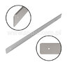 LPD QUATRO 2obl. 38x600-R4.5, Koncova - L, INOX