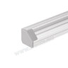 LED PROFIL - 18x18mm Rohový aj Rohový SLIM - Koncovka - sivá /LC
