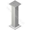 Bar.vzpera rovná V-250,N45x45/A  hliník