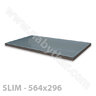 LED dno SLIM s dotyk.vypínačom do 600mm, 564 x 296mm, 12V/12W bez transformátora