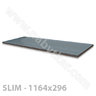 LED dno SLIM s dotyk.vypínačom do 1200mm, 1164 x 296mm, 12V/23W bez transformátora