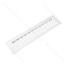Ventilačná mriežka 60 x 245 mm biela