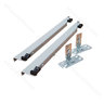 VARIANT MULTI krycia lišta mal.striebro, ľavá pre výsuv Blum:TANDEM PLUS L-450 mm /Rejs