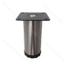 Nábytk.noha Fi42, 100mm inox 