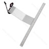 LED stopkové svietidlo - T-350, 4 W, DC12V, biela teplá, mal.striebro