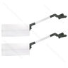 TOP-STAYS ST, výška zostavy 650-729 mm, váha dierok 11,5-19,8 kg, biele krytky /DTC