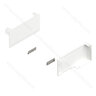 Krytky na  AVENTOS 22K8000 top,(ľavá a pravá) biele / inox  /Blum