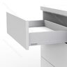 FlowBox 550, v-106, biela / Samet