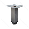 Nábytk.noha N 25X25 100mm s regulátorom, matný chróm 