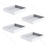 341PRO Koše biele (sada 4 ks ) 900 x 480 pre šírku dvierí 450 mm  / SIGE